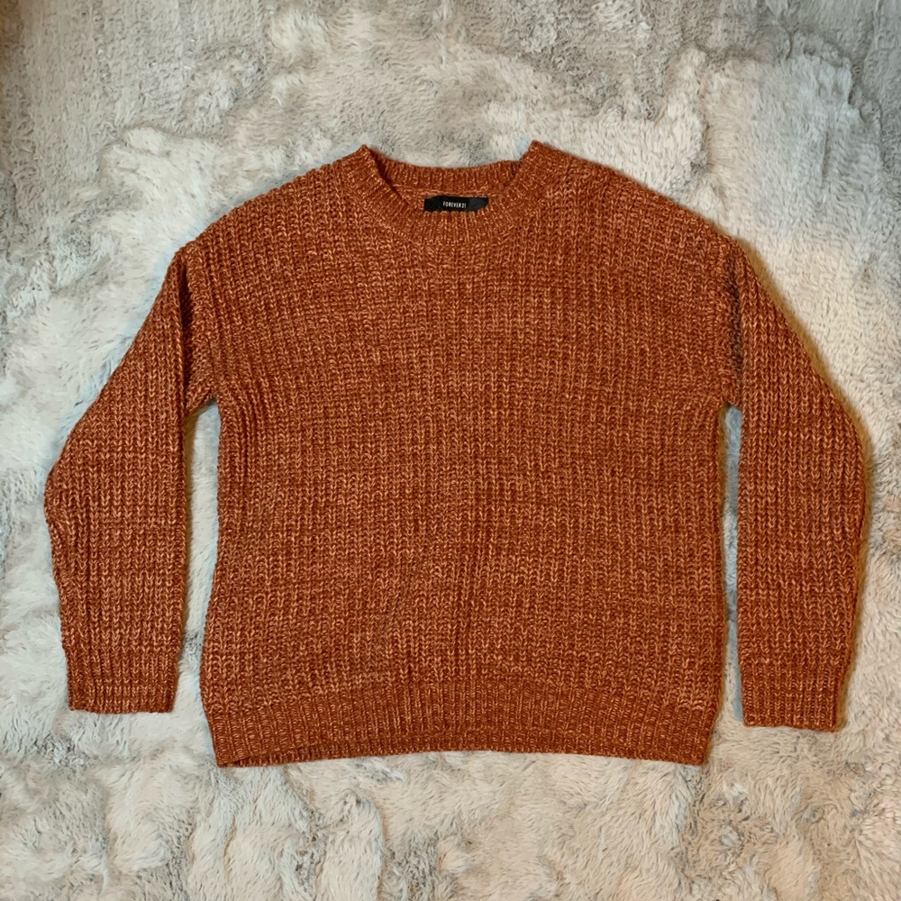 Burnt Orange Sweater by Forever 21